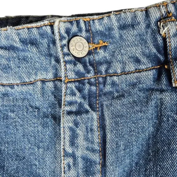 Vintage Guess Jeans Women 28 Pleated Tapered High Rise Made USA 80s Cotton Denim - Picture 4 of 11